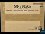 a box of one price card game on a black background