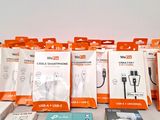 a lot of different types of cables in the package