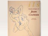 a book with a drawing of a man and a woman on it