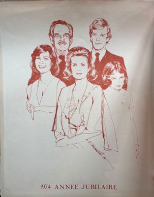 " 1974 Année jubilaire " Album pour le Jubilé de la Principa…