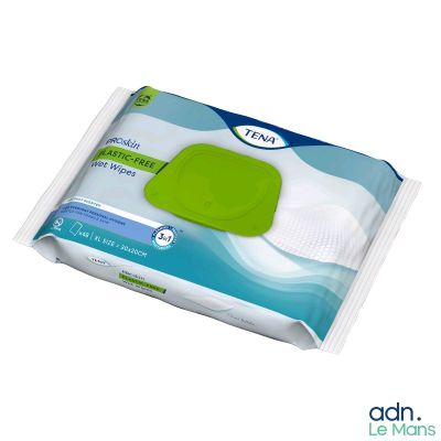 the wet wipes are in a plastic bag on a white background