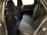 the back seats of a car with a seat belt in a car