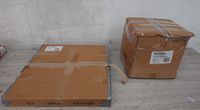 Lot de 2 tables basses rondes effet céramique marbre noir, D… (photo 2)