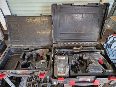 many tools that are in a case on the floor