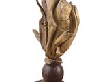 an image of a lamp with a bird on it
