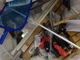 a pile of assorted items in a plastic bag