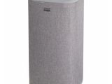 an image of a grey air purifier on a white background