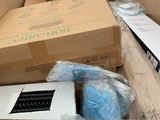 a cardboard box full of items that are in a store
