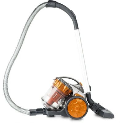 gros plan d'un aspirateur sur fond blanc