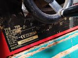 a close up of a steering wheel on a vehicle