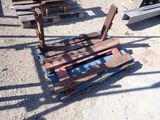many pallets that have been placed on the ground