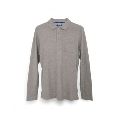 WALBUSCH - Taille 52 - Polo manches longues gris - Article n…