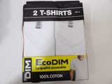 two pairs of men ' s white underwear are in a box