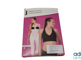 une boîte sur laquelle figure l'image d'une femme portant un haut de sport