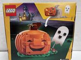 the box of the lego halloween pumpkin is open and ready to be used