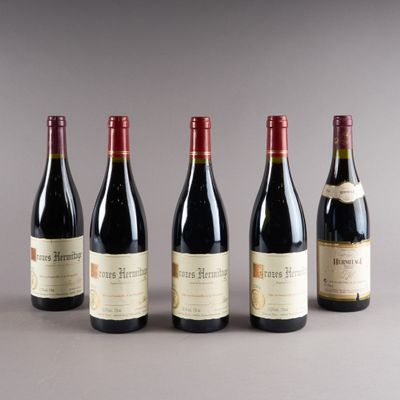 4 bouteilles CROZES-HERMITAGE Cave de Tain (1 de 2001, 3 de …