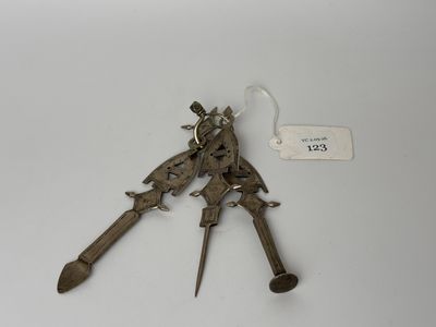 a pair of tools that are sitting on a table