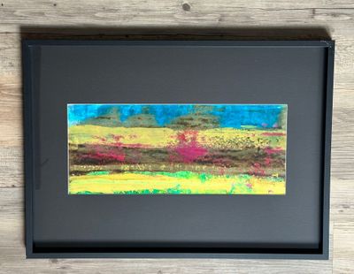 YAYA, Galerie du Diable 1, Acrylique, 20 x 50 cm.