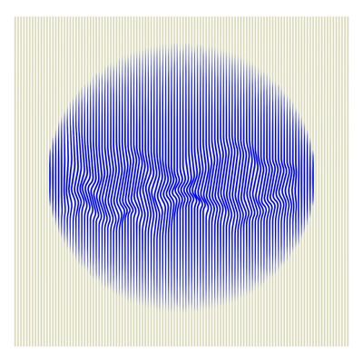 VÉRTICE Metamorphisms Encre sur toile, pièce unique