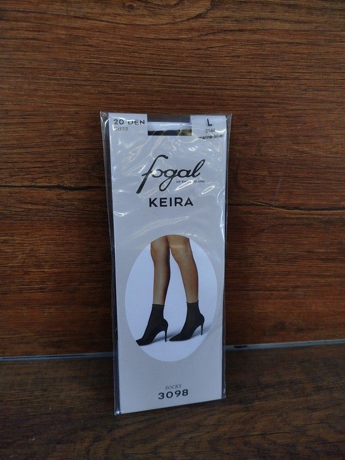 Lot de 97 paires de mi-bas de la marque FOGAL (produit de très haute qualité) - Modèle : KEIRA Couleur : Navy-silver ...