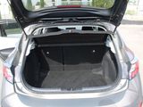 a trunk of a car with the trunk open