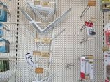 a picture of a wall with a bunch of items on it