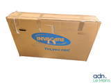 a cardboard box with a logo on it that says innware yes you can