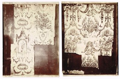 PAPIERS PEINTS / Ensemble de 15 photographies originales en …