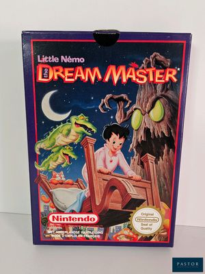the box for the nintendo game little nemo dream master