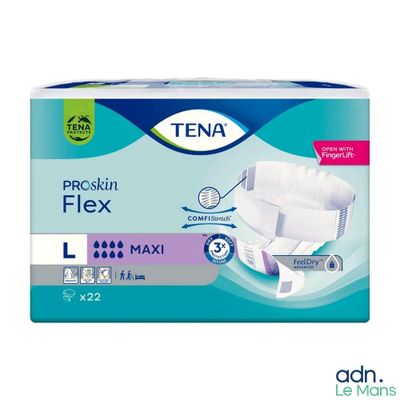 Serviettes hygiéniques Tena Pre-Skin Flex Maxi avec ailettes