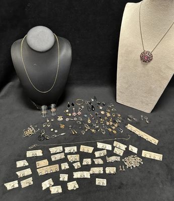 an assortment of jewelry including a necklace, bracelet, and a necklace