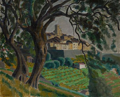 GRILLON Roger (1881-1938) Saint Paul de Vence