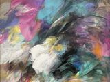 une peinture représentant une peinture d'un chat sur laquelle figure un nom
