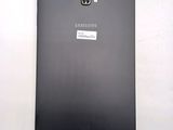 the back of a black samsung galaxy note 2 with a sticker on it