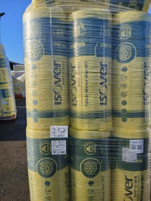 Lot de 42 pack de laine L=4000mm , b=500mm , d=50mm marque I…
