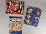trois livres pour enfants posés les uns à côté des autres sur une table