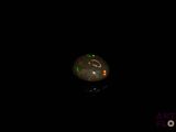 an image of a black background with a glowing orb in the dark