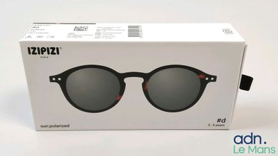 a close up of a box with a pair of sunglasses in it
