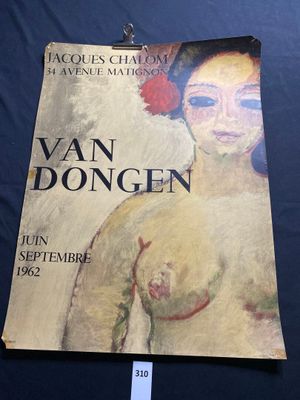 a poster with a picture of a woman on it