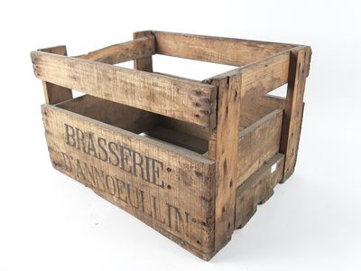 Caisse bois brasserie d'ANNOEULLIN.