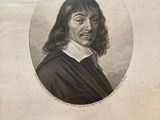 an old picture of a man with long hair and a beard