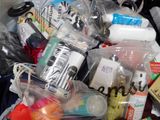 a pile of various items that are in a bag
