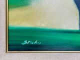 a picture of a painting that is on the wall