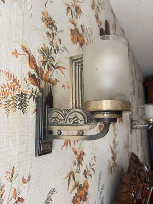 a light that is on a wall in a room