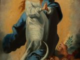 an image of a painting of a woman holding a baby in her arms