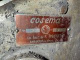 a sign on the side of a machine that says cosenno
