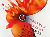 l'affiche de la pièce « La Dame à la robe orange » montée par le théâtre