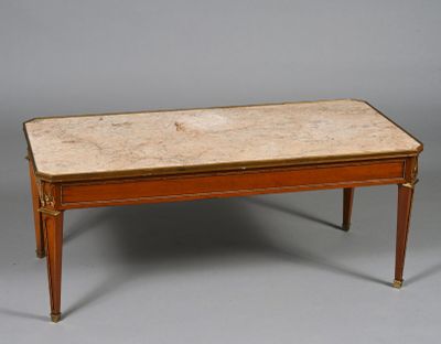 table basse à plateau en marbre, fin du XIXe siècle