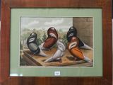 une photo d'un groupe d'oiseaux perchés sur un rebord