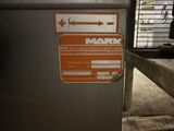 a metal box with a sticker on it that says mark